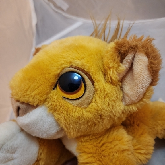 Vintage Mattel The Lion King Floppy Baby Simba 1993 Stuffed Animal Plush Toy EUC - Picture 6 of 10